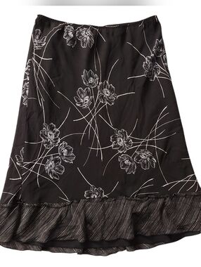 The Limited Whimseygoth Fairycore Silk Floral Skirt Sz S